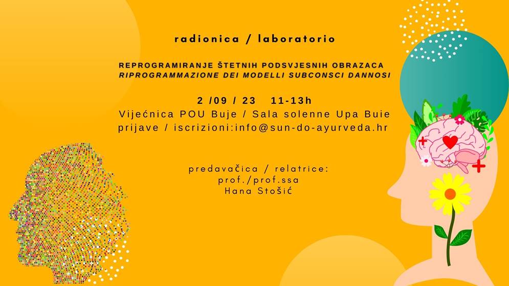 Radionica reprogramiranja podsvjesnih obrazaca Buje