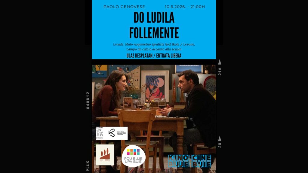 Kino Buje - prikazivanje filma "Do ludila" u Livadama
