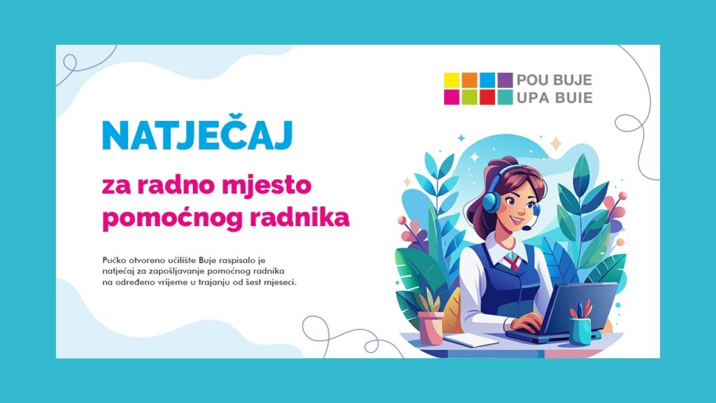Natječaj za radno mjesto pomoćni radnik/pomoćna radnica – 8.6.2026.